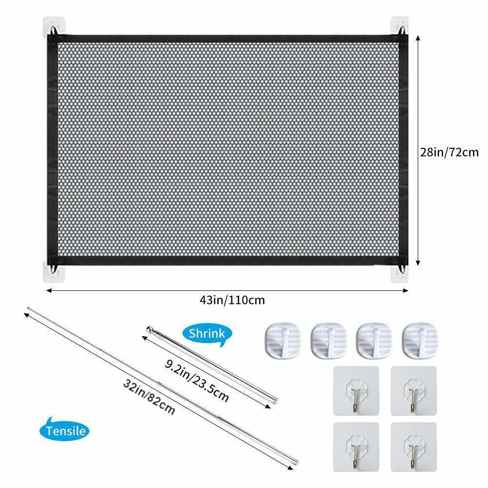 Safety Gate, Mesh Fence, Magic Portable Guard Net Stairs Doors - Pet's Dream