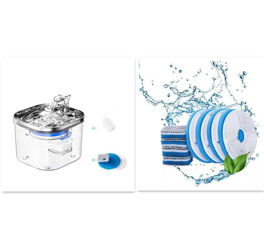 Stainless Steel Automatic Circulation Water Dispenser for Dogs and Cats - Pet's Dream