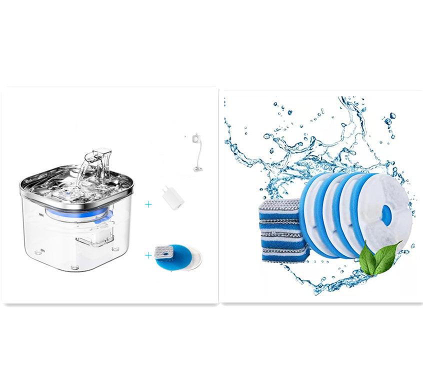 Stainless Steel Automatic Circulation Water Dispenser for Dogs and Cats - Pet's Dream