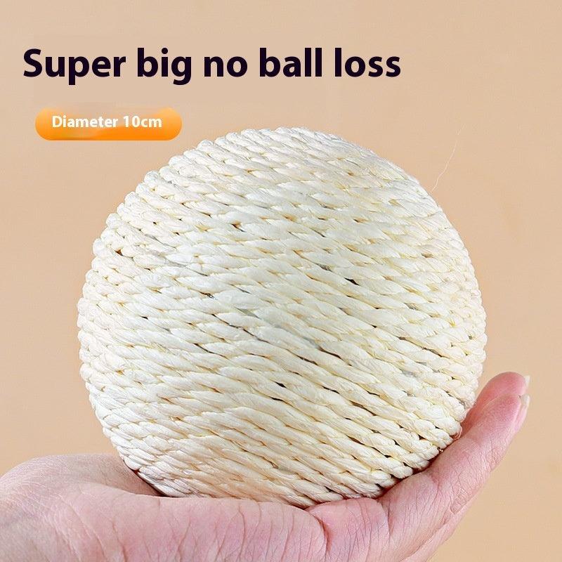 Sisal Ball Toy for Cats, Oversized - Pet's Dream