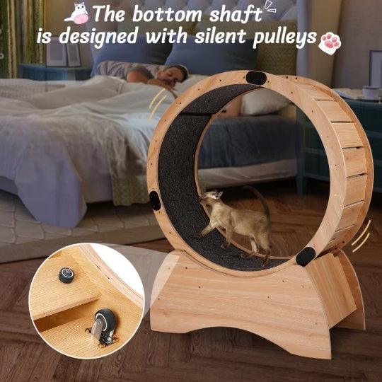 Treadmill With Carpeted Runway for Cats - Pet's Dream