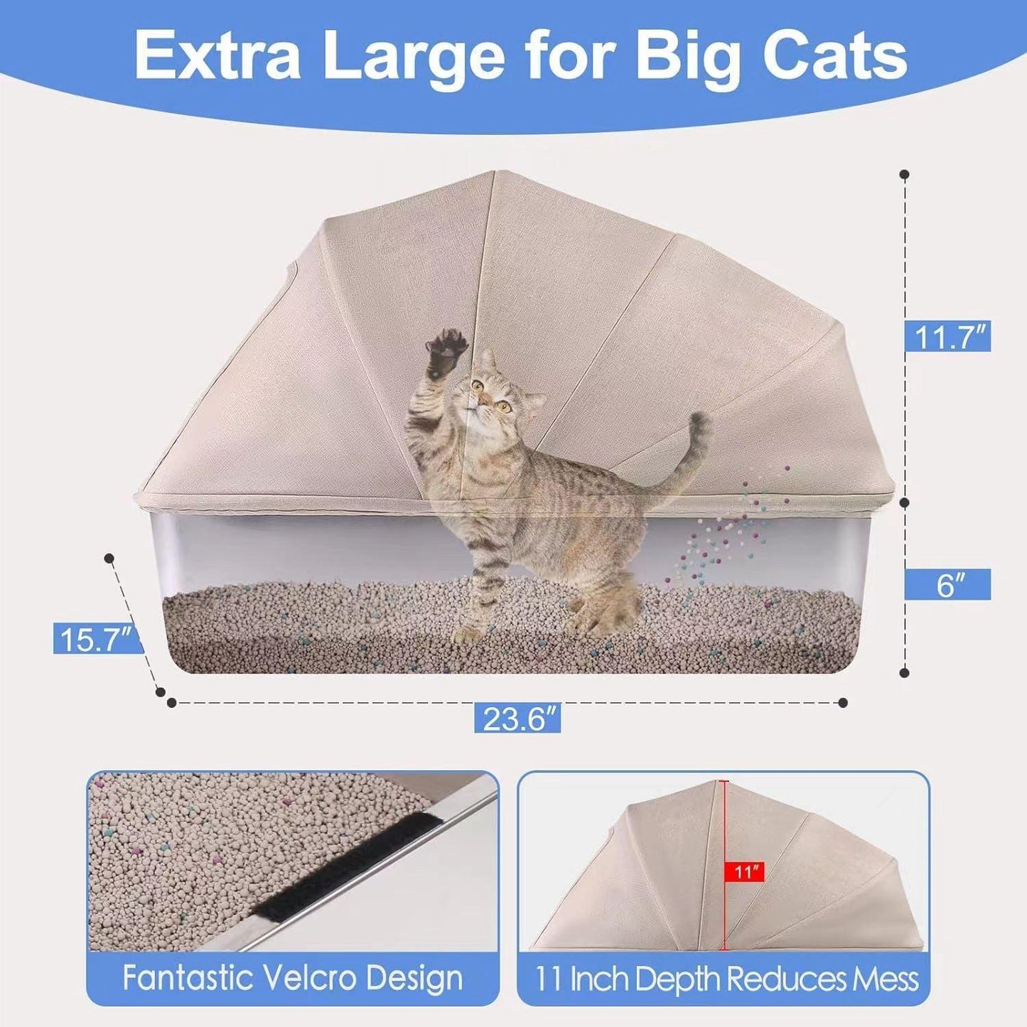 Stainless Steel Litter Box for Cats - Pet's Dream