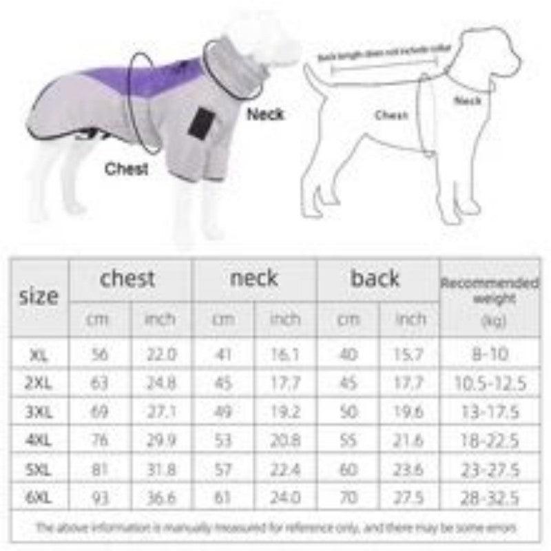 Waterproof, Warm, Reflective Jacket for Large Dog - Pet's Dream