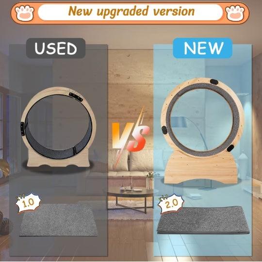 Treadmill With Carpeted Runway for Cats - Pet's Dream