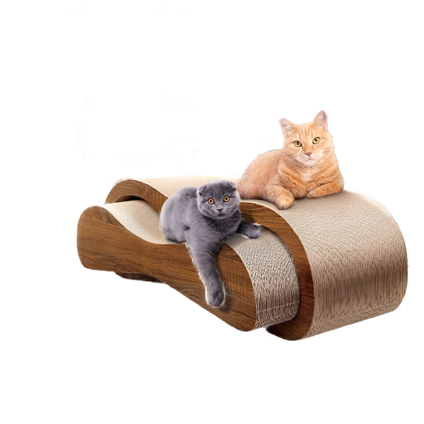 2 In 1 Cat Scratching Board, Lounger Bed - Pet's Dream