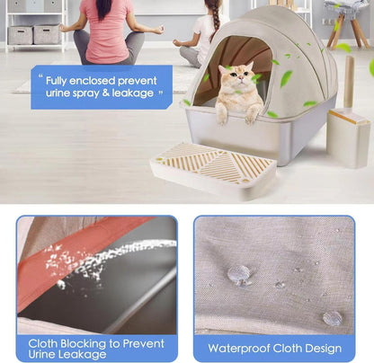 Stainless Steel Litter Box for Cats - Pet's Dream