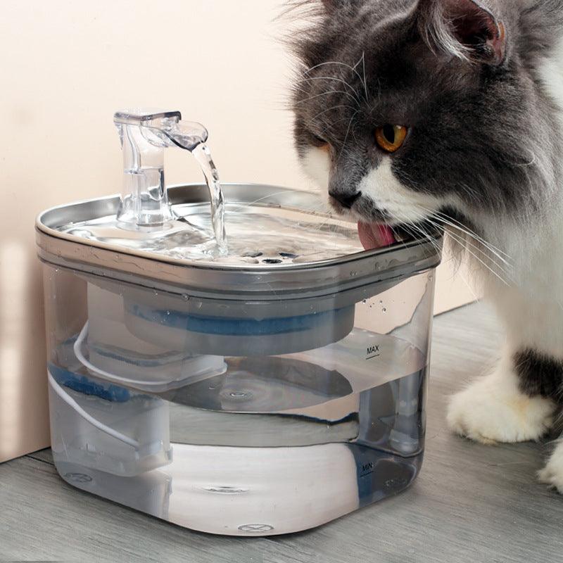 Stainless Steel Automatic Circulation Water Dispenser for Dogs and Cats - Pet's Dream