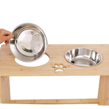 Medium Sized Bowl Rack For Dogs - Pet's Dream