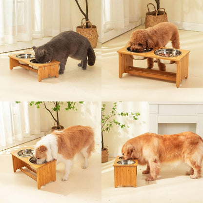 Medium Sized Bowl Rack For Dogs - Pet's Dream