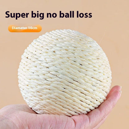 Sisal Ball Toy for Cats, Oversized - Pet's Dream