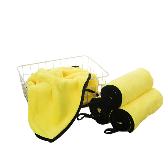 Quick-drying, Soft, Microfiber, Super Absorbent Towel For Dogs, Cats, Yellow - Pet's Dream