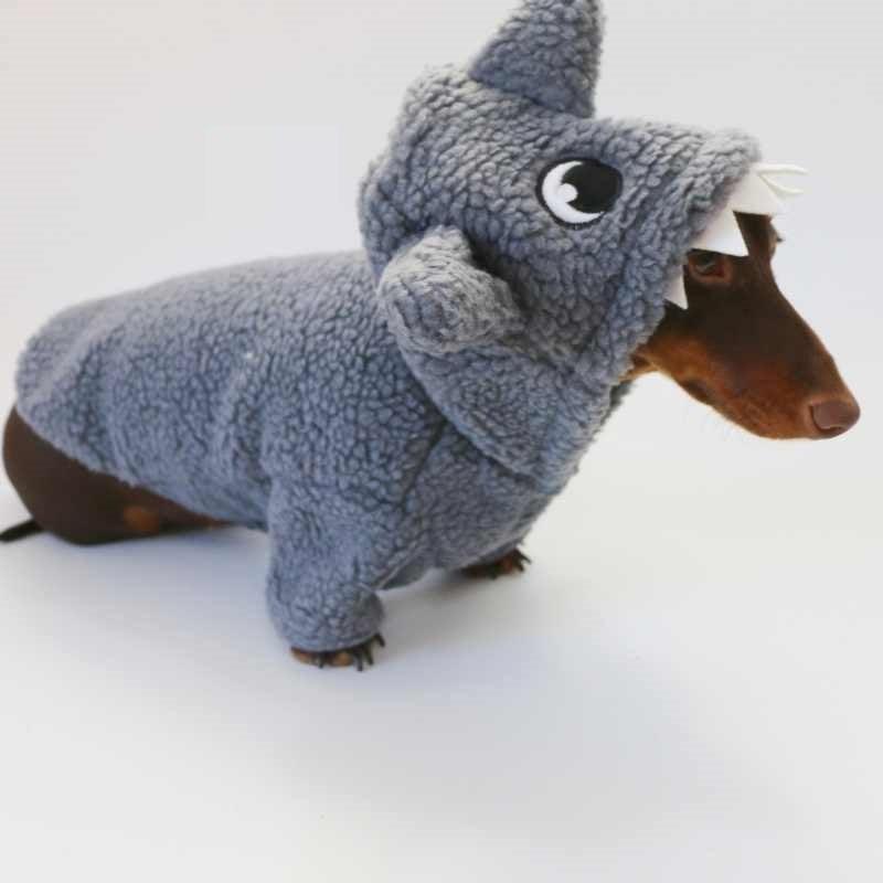 Fleece-lined Warm And Cute Shark Clothes for Dogs and Cats - Pet's Dream