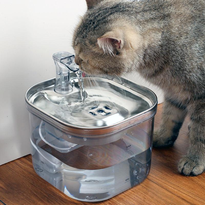 Stainless Steel Automatic Circulation Water Dispenser for Dogs and Cats - Pet's Dream